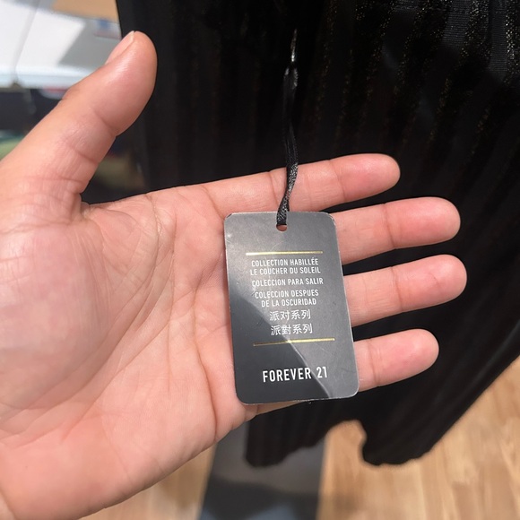 Forever 21 Velvet Metallic Mini Dress - Picture 3 of 6